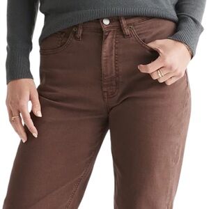 DU/ER LuxTwill High Rise Arc pants 26/27 - Cacao
